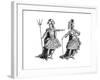 Neptune Costume, African Costume, 1885-Martin-Framed Giclee Print