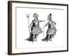 Neptune Costume, African Costume, 1885-Martin-Framed Giclee Print