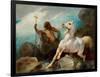 Neptune Creating the Horse, Ca 1845-Édouard Alexandre Odier-Framed Premium Giclee Print