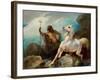 Neptune Creating the Horse, Ca 1845-Édouard Alexandre Odier-Framed Giclee Print