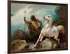 Neptune Creating the Horse, Ca 1845-Édouard Alexandre Odier-Framed Giclee Print