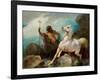 Neptune Creating the Horse, Ca 1845-Édouard Alexandre Odier-Framed Giclee Print