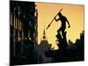 Neptune Fountain, Gdansk, Poland-Peter Adams-Mounted Photographic Print