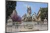 Neptune Fountain in Piazza Del Popolo, Rome, Lazio, Italy-James Emmerson-Mounted Photographic Print