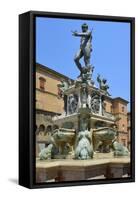 Neptune Fountain, Piazza Del Nettuno, Bologna, Emilia-Romagna, Italy, Europe-Peter Richardson-Framed Stretched Canvas