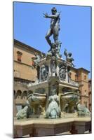 Neptune Fountain, Piazza Del Nettuno, Bologna, Emilia-Romagna, Italy, Europe-Peter Richardson-Mounted Photographic Print