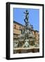 Neptune Fountain, Piazza Del Nettuno, Bologna, Emilia-Romagna, Italy, Europe-Peter Richardson-Framed Premium Photographic Print