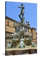 Neptune Fountain, Piazza Del Nettuno, Bologna, Emilia-Romagna, Italy, Europe-Peter Richardson-Stretched Canvas