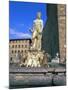 Neptune Fountain, Piazza Della Signoria, Florence, Unesco World Heritage Site, Tuscany, Italy-Hans Peter Merten-Mounted Photographic Print