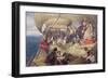 Neptune on Board the 'Newcastle' Crossing the Line, 1859-William Simpson-Framed Giclee Print