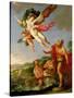 Neptune Pursuing Coronides-Giulio Carpioni-Stretched Canvas