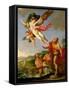 Neptune Pursuing Coronides-Giulio Carpioni-Framed Stretched Canvas