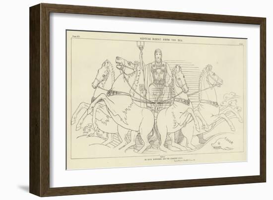 Neptune Rising from the Sea-John Flaxman-Framed Giclee Print