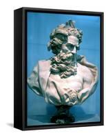 Neptune, Roman God of the Oceans-null-Framed Stretched Canvas