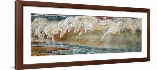 Neptune's Horses, 1892-Walter Crane-Framed Giclee Print