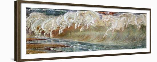 Neptune's Horses, 1892-Walter Crane-Framed Premium Giclee Print