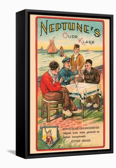 Neptune's Oude Klare-Litho Myncke-Framed Stretched Canvas