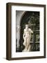 Neptune statue at the entrance to the Arsenal, Venice, Veneto, Italy-Russ Bishop-Framed Photographic Print