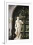 Neptune statue at the entrance to the Arsenal, Venice, Veneto, Italy-Russ Bishop-Framed Premium Photographic Print