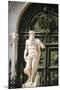 Neptune statue at the entrance to the Arsenal, Venice, Veneto, Italy-Russ Bishop-Mounted Premium Photographic Print