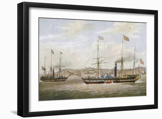 Neptune Steamship-null-Framed Art Print