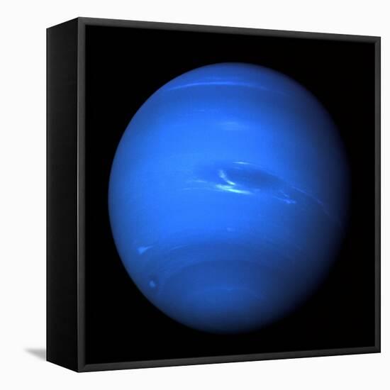 Neptune, Voyager 2 Image-null-Framed Stretched Canvas