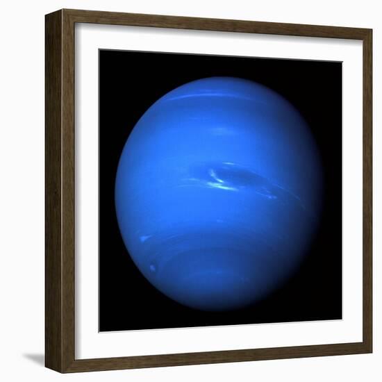 Neptune, Voyager 2 Image-null-Framed Premium Photographic Print