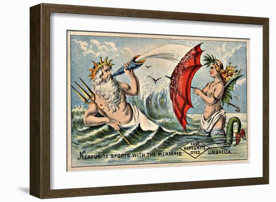 Neptunite Dye Victorian Trading Card-null-Framed Giclee Print