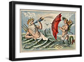 Neptunite Dye Victorian Trading Card-null-Framed Giclee Print