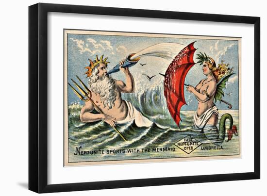 Neptunite Dye Victorian Trading Card-null-Framed Giclee Print