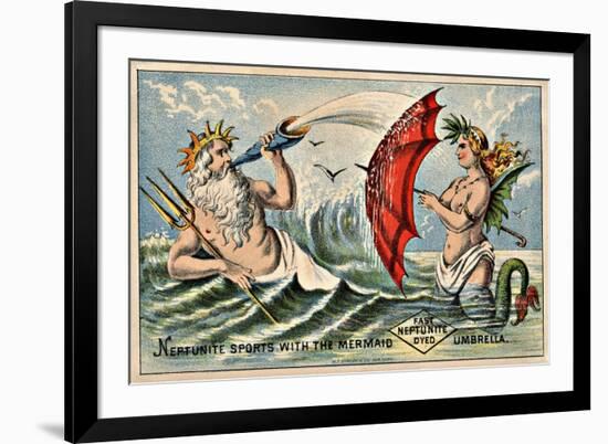 Neptunite Dye Victorian Trading Card-null-Framed Giclee Print