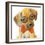 Nerd Pup Square-Lanie Loreth-Framed Art Print