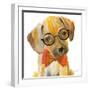 Nerd Pup Square-Lanie Loreth-Framed Art Print