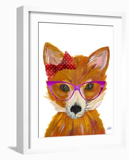 Nerdy Fox-Julie DeRice-Framed Art Print