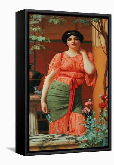 Nerissa, 1906-John William Godward-Framed Stretched Canvas