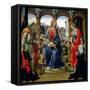 Nerli Altarpiece: Madonna and Child with the Young St. John the Baptist-Filippino Lippi-Framed Stretched Canvas