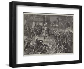 Nero after the Burning of Rome, in the Late International Exhibition-Karl Theodor von Piloty-Framed Giclee Print