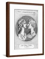 Nero and Julia-null-Framed Art Print