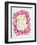 Nerve - Red and Gold-Cat Coquillette-Framed Giclee Print