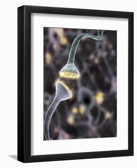 Nerve Synapse, Artwork-Equinox Graphics-Framed Premium Photographic Print