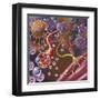 Nerve with Myelin Sheath, Seen in Lower Right, Connects with Muscle-null-Framed Art Print