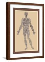 Nervous System-Andreas Vesalius-Framed Art Print