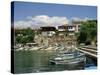 Nessebur Harbour, Bulgaria-G Richardson-Stretched Canvas