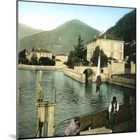 Nesso (Italy), the Jetty-Leon, Levy et Fils-Mounted Photographic Print