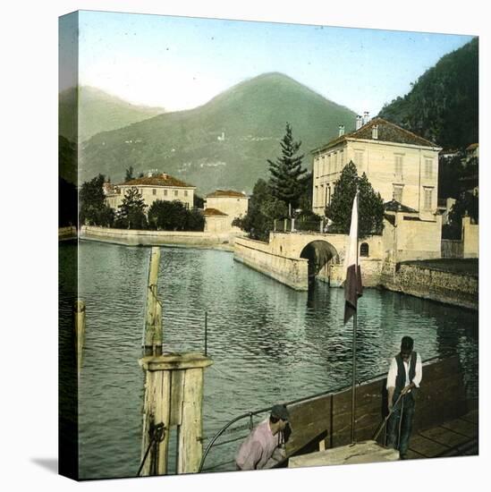 Nesso (Italy), the Jetty-Leon, Levy et Fils-Stretched Canvas