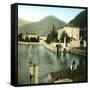 Nesso (Italy), the Jetty-Leon, Levy et Fils-Framed Stretched Canvas