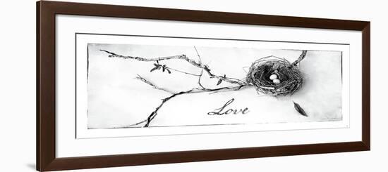 Nest and Branch II Love-Debra Van Swearingen-Framed Art Print