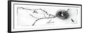 Nest and Branch II Love-Debra Van Swearingen-Framed Premium Giclee Print