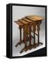 Nest of Four Art Nouveau Style Tables-Emile Galle-Framed Stretched Canvas