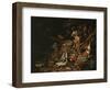 Nest of Redstarts with White Head, Undated-Abraham Mignon-Framed Giclee Print